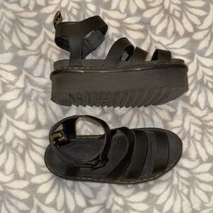 Women’s Dr. Martens - Blair 2" Platform Sandal - Black, Size 8/39 Runs Big